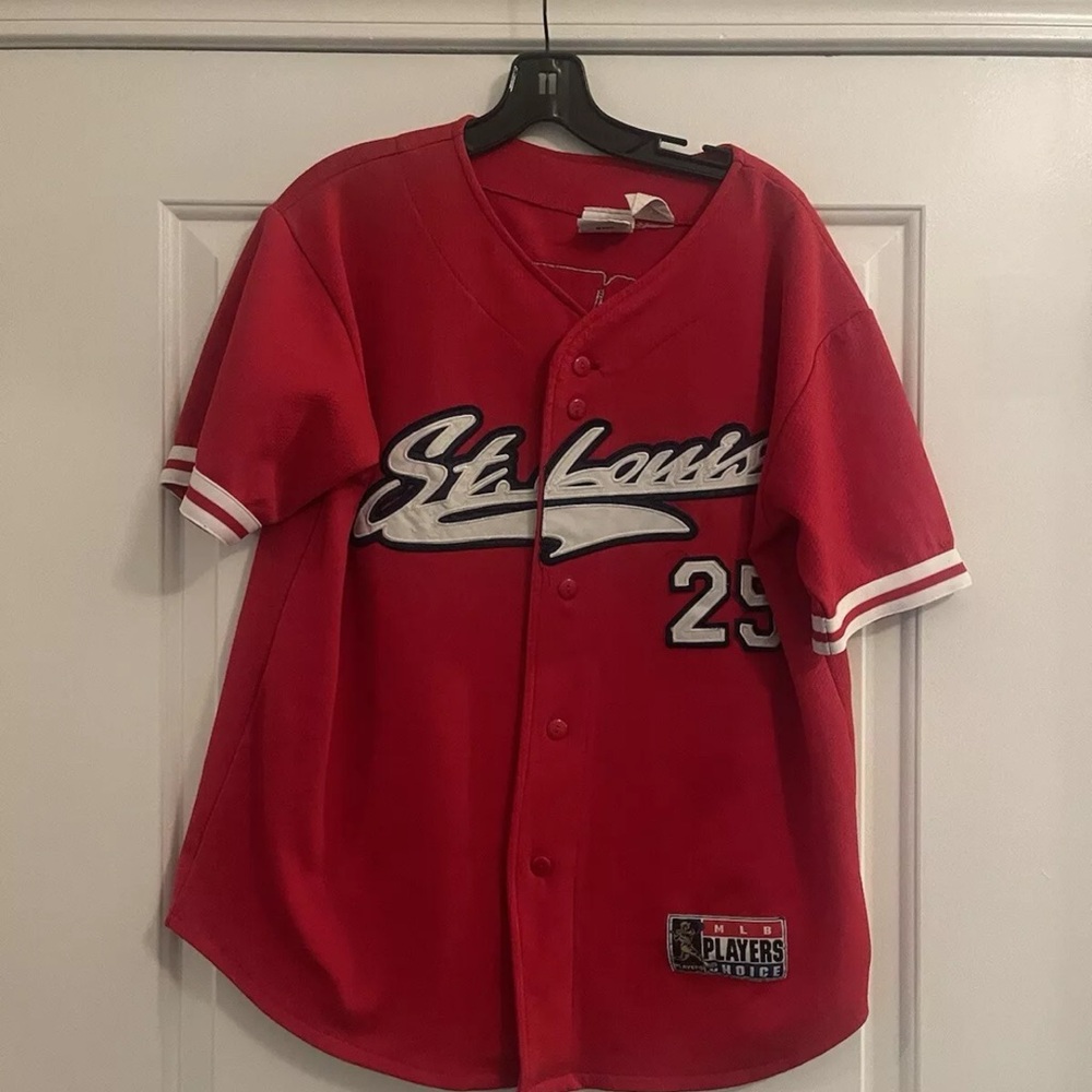 Rare VTG SPORT ATTACK Mark McGwire St. Louis Cardinals Jersey 90s Players Choice